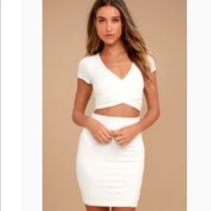 Lulu’s Ivory Two-Piece Dress